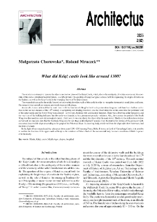 What did Książ castle look like around 1300?