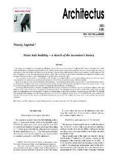 Straw bale building - a sketch of the invention’s history