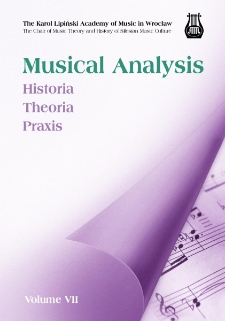 Musical Analysis. Historia - Theoria - Praxis, Vol. 7, 2025