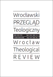 Wrocławski Przegląd Teologiczny. R. 30 (2022), nr 1
