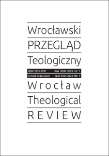 Wrocławski Przegląd Teologiczny. R. 31 (2023), nr 1