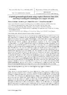 A hybrid geometallurgical study using coupled Historical Data (HD) and Deep Learning (DL) techniques on a copper ore mine