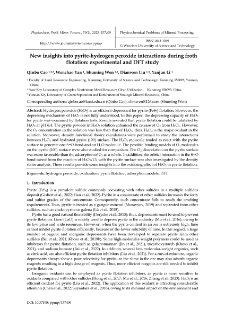New insights into pyrite-hydrogen peroxide interactions during froth flotation : experimental and DFT study
