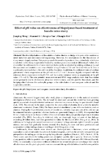 Effect of pH value on effectiveness of biopolymer-based treatment of bauxite mine slurry