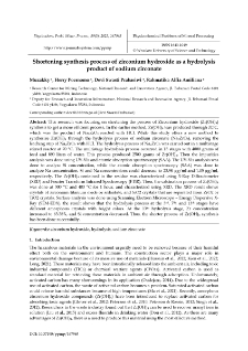 Shortening synthesis process of zirconium hydroxide as a hydrolysis product of sodium zirconate