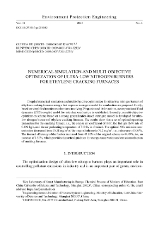 Numerical Simulation And Multi-Objective Optimization Of Ultra-Low Nitrogen Burners For Ethylene Cracking Furnaces