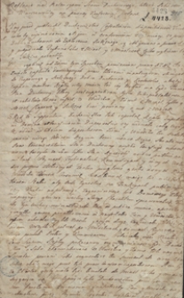 Reflexie nad pretensyami stanu duchownego, kt&oacute;re sobie rości do [zie]mi warszawskiej na pewney konferencyi podane oraz Punkt do instrukcyi na seym