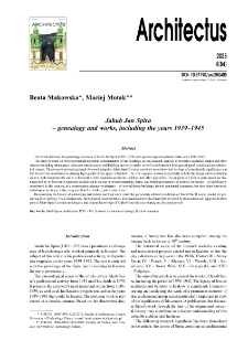 Jakub Jan Spira - genealogy and works, including the years 1939&ndash;1945