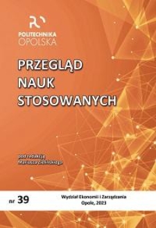 Przegląd Nauk Stosowanych, nr 39, 2023