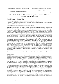 The effect of microbubbles on coarse particle anionic flotation: analysis and optimization
