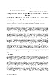 Semi-quantitative analysis study of the impact of microwave treatment on fly ash