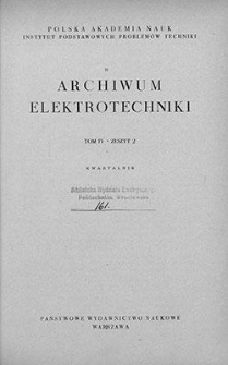 Archiwum Elektrotechniki, T.4, 1955, z.2