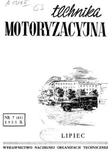 Technika Motoryzacyjna, Rok V, lipiec 1955, nr 7 (41)