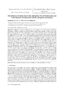 The influence of metal ions on the adsorption of octyl hydroxamic acid in the flotation of bastnaesite and the adsorption mechanism