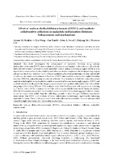Effect of sodium diethyldithiocarbamate (DDTC) and xanthate collaborative collection in malachite sulfurization flotation: Enhancement and mechanisms