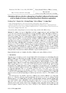 Chelation-driven selective adsorption of methyl-enhanced hydroxamic acid for high-efficiency ilmenite/clinochlore flotation separation