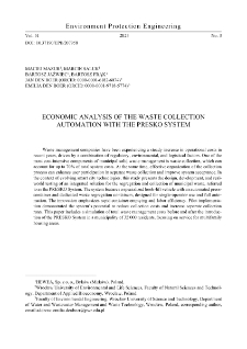 Economic analysis of the waste collection automation with the PRESKO system