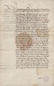 Zygmunt August, kr&oacute;l polski, wydaje dekret w sprawie pomiędzy ks. Janem Biejkowskim, kanonikiem przemyskim, a Stanisławem Opatowcem [&hellip;]