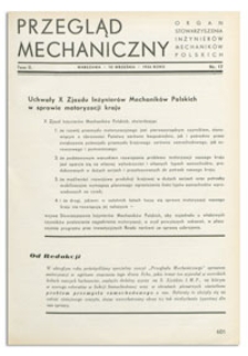 Przegląd Mechaniczny. Organ Stowarzyszenia Inżynierów Mechaników Polskich, T. 2, 10 września 1936, nr 17
