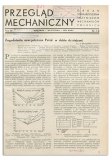 Przegląd Mechaniczny. Organ Stowarzyszenia Inżynierów Mechaników Polskich, T. 4, 25 stycznia 1938, nr 1-2