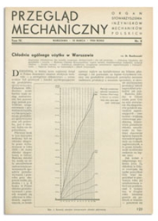 Przegląd Mechaniczny. Organ Stowarzyszenia Inżynierów Mechaników Polskich, T. 4, 10 marca 1938, nr 5