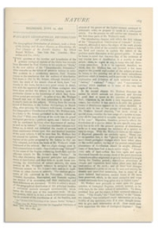 Nature : a Weekly Illustrated Journal of Science. Volume 14, 1876 June 22, [No. 347]