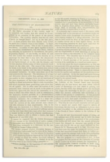 Nature : a Weekly Illustrated Journal of Science. Volume 14, 1876 July 27, [No. 352]