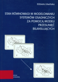 Stan r&oacute;wnowagi w modelowaniu system&oacute;w osadniczych za pomocą modeli przesunięć bilansujących