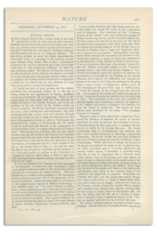 Nature : a Weekly Illustrated Journal of Science. Volume 14, 1876 September 14, [No. 359]