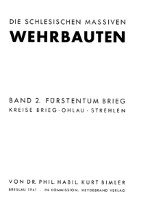 Fürstentum Brieg : Kreise Brieg, Ohlau, Strehlen