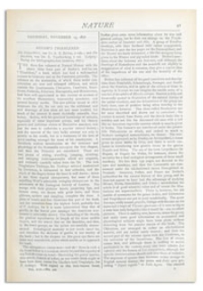 Nature : a Weekly Illustrated Journal of Science. Volume 17, 1877 November 15, [No. 420]