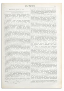 Nature : a Weekly Illustrated Journal of Science. Volume 18, 1878 June 27, [No. 452]