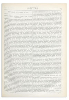 Nature : a Weekly Illustrated Journal of Science. Volume 19, 1878 November 14, [No. 472]