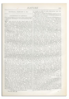 Nature : a Weekly Illustrated Journal of Science. Volume 19, 1879 February 6, [No. 484]