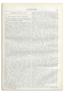 Nature : a Weekly Illustrated Journal of Science. Volume 19, 1879 March 13, [No. 489]