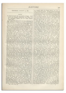 Nature : a Weekly Illustrated Journal of Science. Volume 24, 1881 August 25, [No. 617]