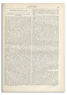 Nature : a Weekly Illustrated Journal of Science. Volume 24, 1881 October 20, [No. 625]