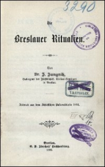 Die Breslauer Ritualien