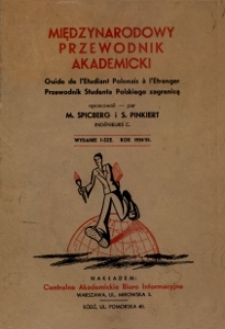 Międzynarodowy przewodnik akademicki : przewodnik studenta polskiego zagranicą
