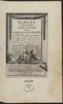 Fables Choisies, Mises En Vers [...]. T. 1