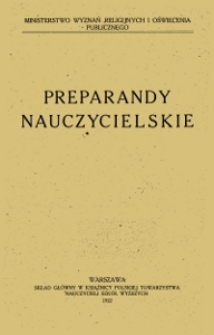 Preparandy nauczycielskie