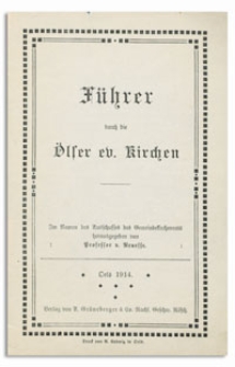 Fürher durch die Ölser ev. Kirchen