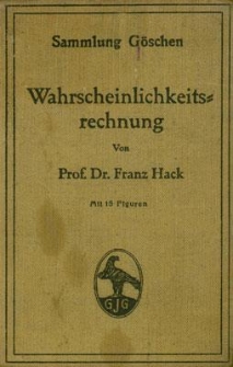 Wahrscheinlichkeitsrechnung