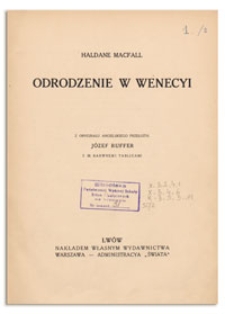 Odrodzenie w Wenecyi