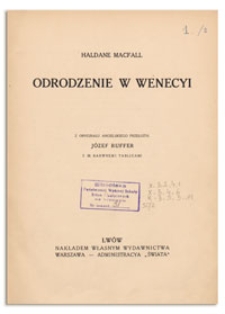 Odrodzenie w Wenecyi