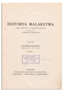 Malarstwo XIX wieku. Cz. 1