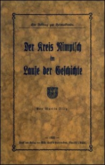 Der Kreis Nimptsch im Laufe der Geschichte