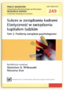 Perspektywy czasu jako kryteria prognozy potencjału pracowniczego w ujęciu koncepcji Zimbardo i Boyda