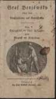 Graf Benjowsky oder die Verschw&ouml;rung auf Kamtschatka