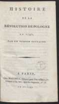 Histoire De La Révolution de Pologne en 1794 [...]